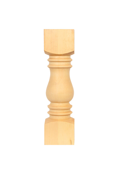 knotty Pine Wood Balustrade Coffee Table Legs