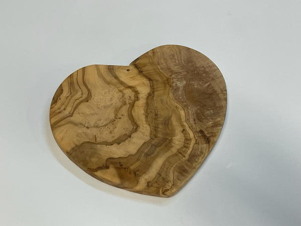 Heart Shaped Olive Wood Cutting/Charcuterie Board
