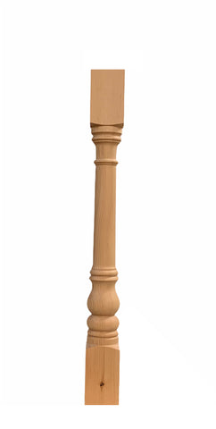 Knotty Pine- 42", 35", 29" Height Bar Leg, Island leg or table leg