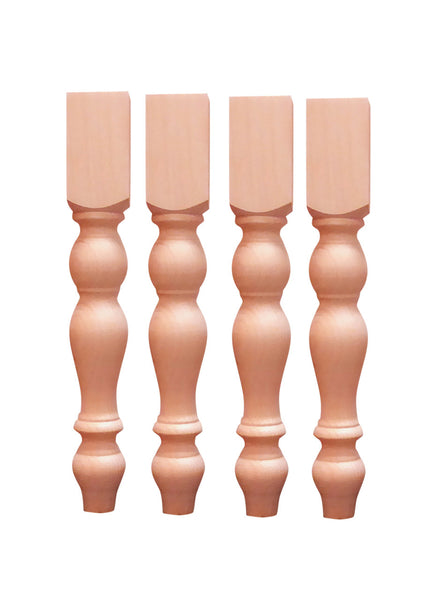 Unfinished Bench Legs Set of 4