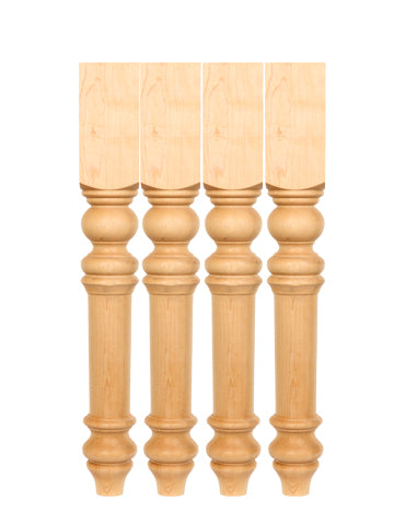 Classic Dining Pine Table Leg  set of 4