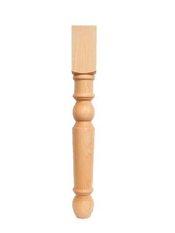 Wooden Turned Table Leg - 29 Inch - TABLELEGSHOP